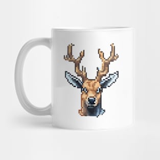 Head animal pixel art Mug